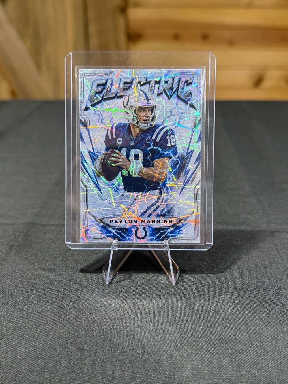 Peyton Manning Indianapolis Colts Custom Electric Football Card